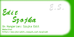 edit szojka business card